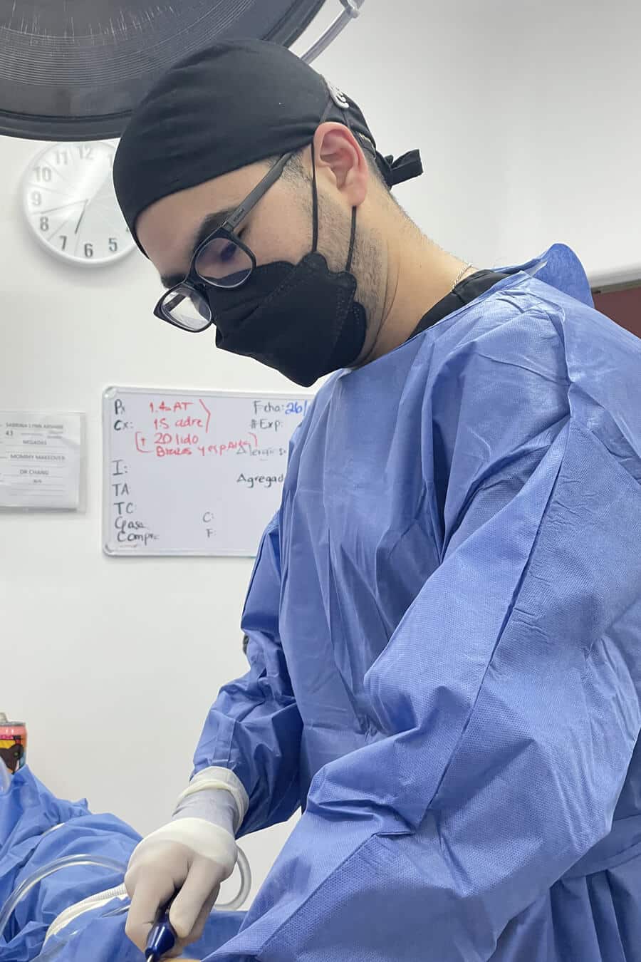 doctor performing surgery