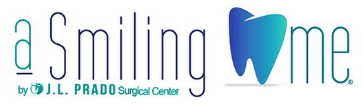 Iconic 'Smiling Me' logo from JL Prado Surgical Center, a representation of their focus on patient satisfaction and joy after successful surgical procedures